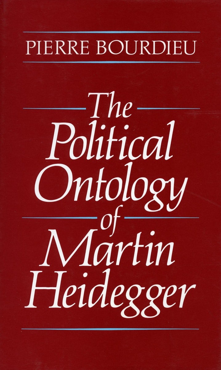 Book cover image for The Political Ontology of Martin Heidegger ISBN: 9780804726900